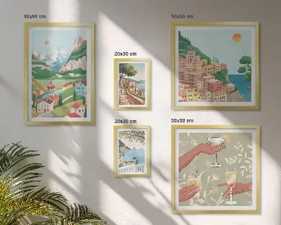 Tableau de décoration murale paysages charmants pour se détendre