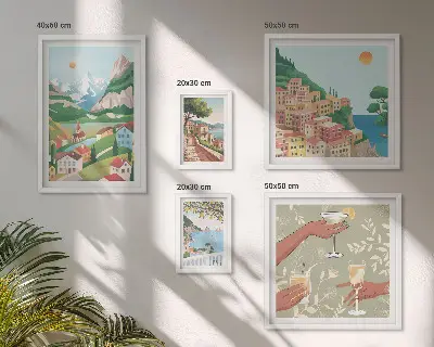 Tableau de décoration murale paysages charmants pour se détendre
