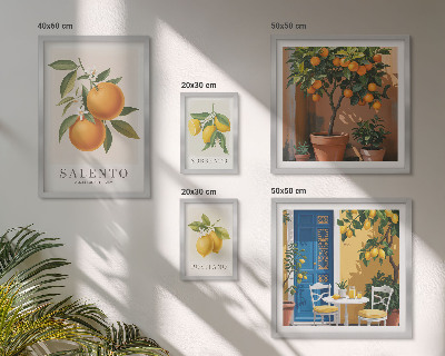 Tableau de décoration murale Style rustique italien fruité