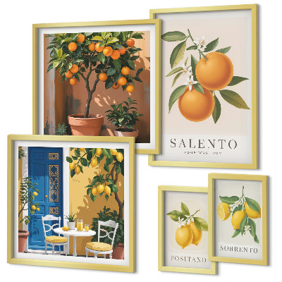 Tableau de décoration murale Style rustique italien fruité
