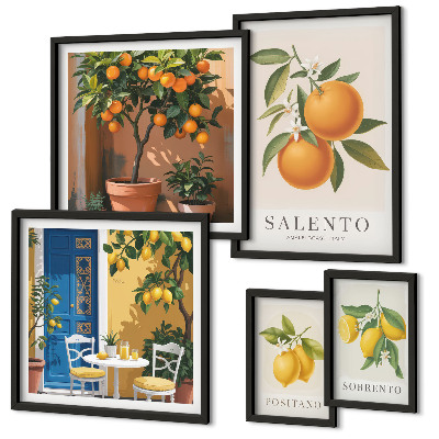 Tableau de décoration murale Style rustique italien fruité