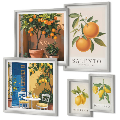 Tableau de décoration murale Style rustique italien fruité