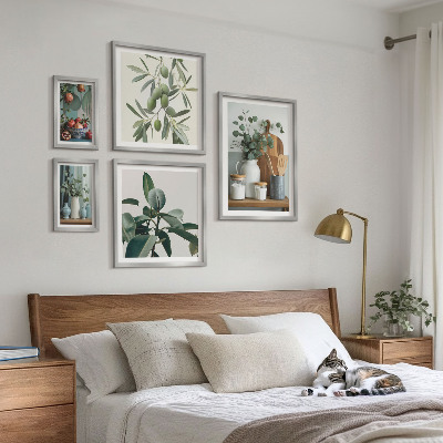 Tableau de décoration murale Plantes scandinaves naturelles