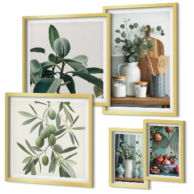 Tableau de décoration murale Plantes scandinaves naturelles