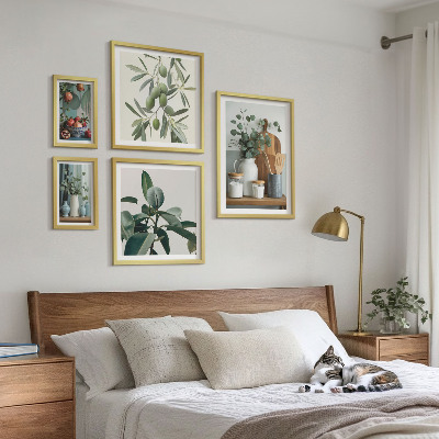 Tableau de décoration murale Plantes scandinaves naturelles