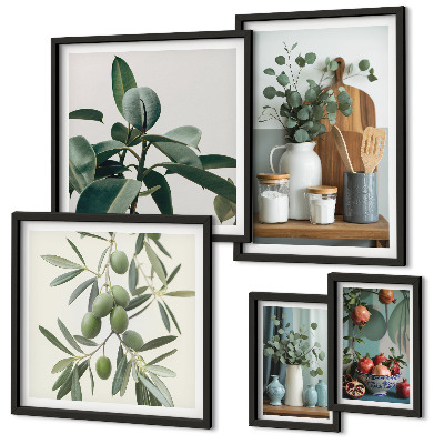 Tableau de décoration murale Plantes scandinaves naturelles