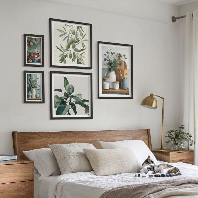 Tableau de décoration murale Plantes scandinaves naturelles