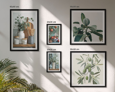 Tableau de décoration murale Plantes scandinaves naturelles