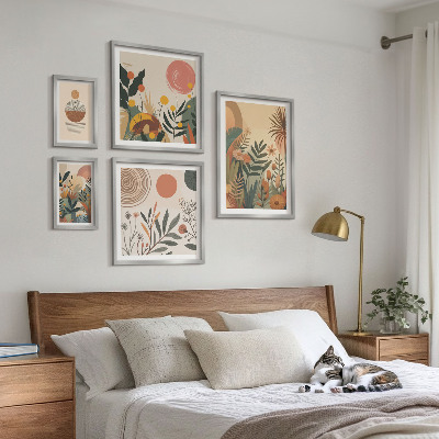 Tableau de décoration murale Motifs végétaux abstraits de style bohème