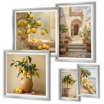 Tableau de décoration murale Décorations d'agrumes élégantes