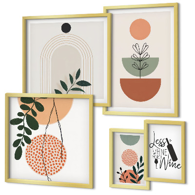 Tableau de décoration murale Décorations végétales élégantes