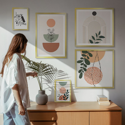 Tableau de décoration murale Décorations végétales élégantes