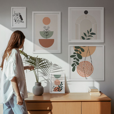 Tableau de décoration murale Décorations végétales élégantes
