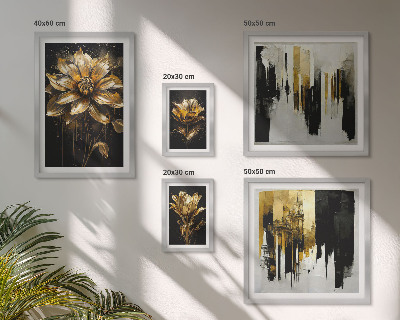 Tableau de décoration murale Motifs floraux, élégance, modernité