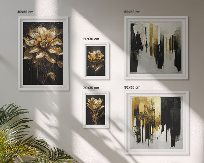 Tableau de décoration murale Motifs floraux, élégance, modernité