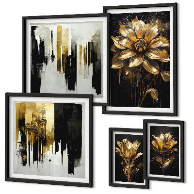 Tableau de décoration murale Motifs floraux, élégance, modernité