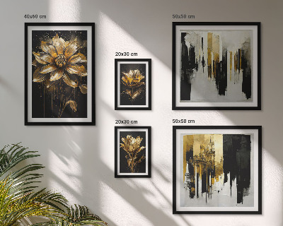 Tableau de décoration murale Motifs floraux, élégance, modernité