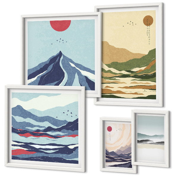 Tableau de décoration murale Paysages de montagne nature