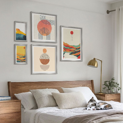 Tableau de décoration murale Paysages géométriques abstraits