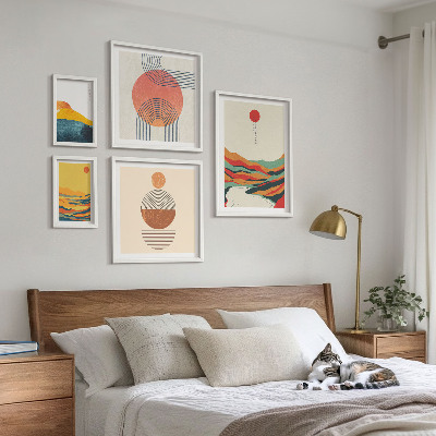 Tableau de décoration murale Paysages géométriques abstraits