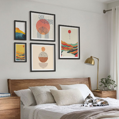 Tableau de décoration murale Paysages géométriques abstraits