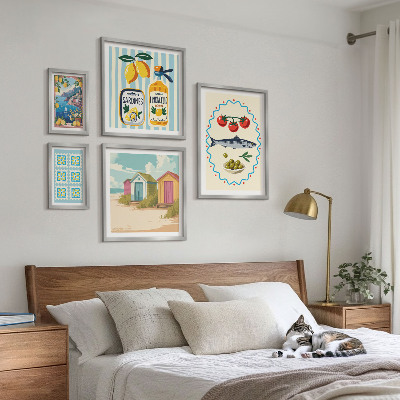 Tableau de décoration murale Saveurs de la cuisine méditerranéenne