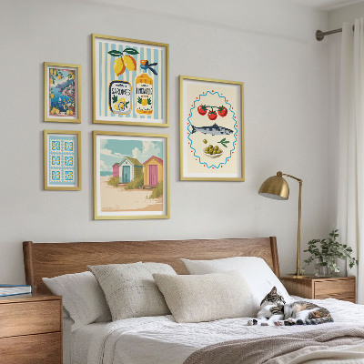 Tableau de décoration murale Saveurs de la cuisine méditerranéenne