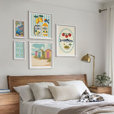 Tableau de décoration murale Saveurs de la cuisine méditerranéenne