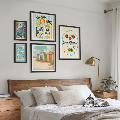 Tableau de décoration murale Saveurs de la cuisine méditerranéenne