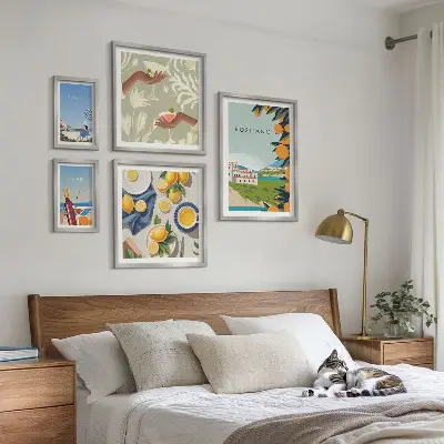 Tableau de décoration murale représentant des vacances en Italie à Amalfi et Capri