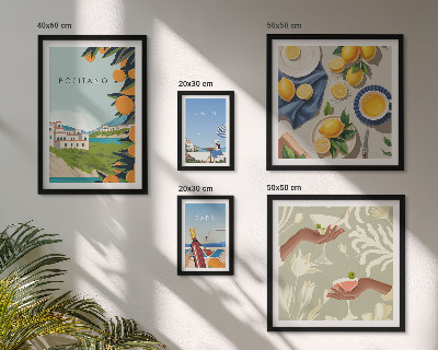 Tableau de décoration murale Vacances en Italie à Amalfi et Capri
