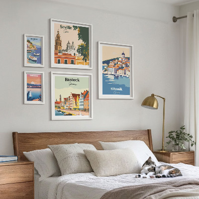 Tableau de décoration murale Paysages des villes côtières