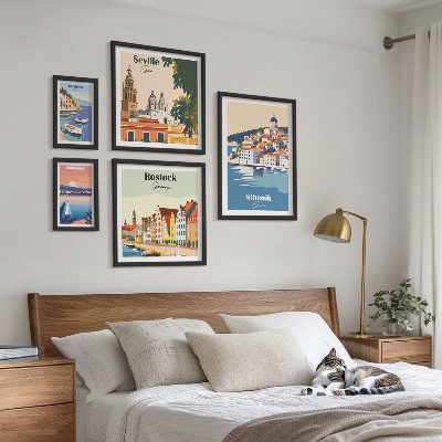 Tableau de décoration murale Paysages des villes côtières