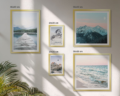 Lot de tableaux encadrés Décorations de paysages naturels