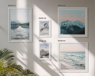 Lot de tableaux encadrés Décorations de paysages naturels