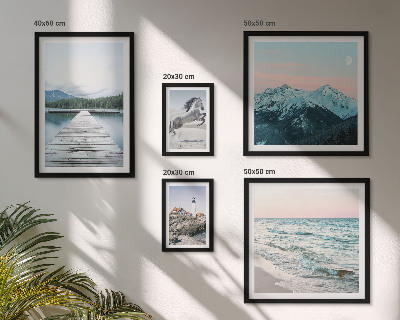 Lot de tableaux encadrés Décorations de paysages naturels