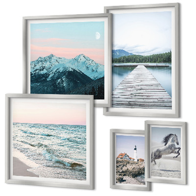 Lot de tableaux encadrés Décorations de paysages naturels