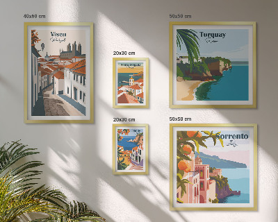 Tableau de décoration murale Villes pittoresques d'Europe