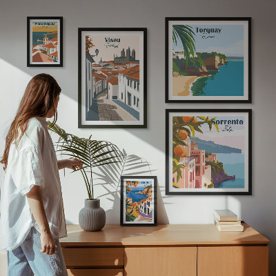Tableau de décoration murale Villes pittoresques d'Europe