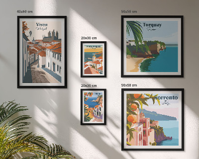 Tableau de décoration murale Villes pittoresques d'Europe
