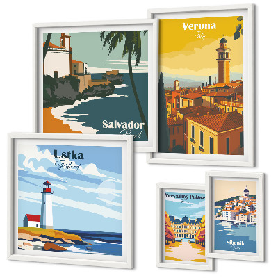 Tableau de décoration murale Paysages urbains avec lanternes