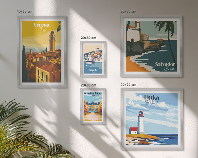 Tableau de décoration murale Paysages urbains avec lanternes