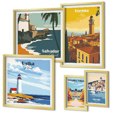 Tableau de décoration murale Paysages urbains avec lanternes