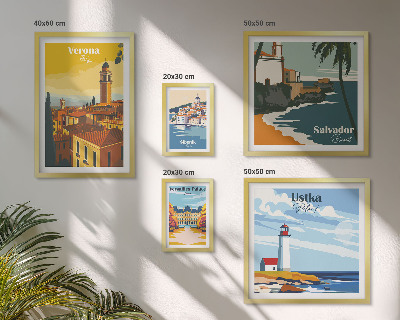 Tableau de décoration murale Paysages urbains avec lanternes
