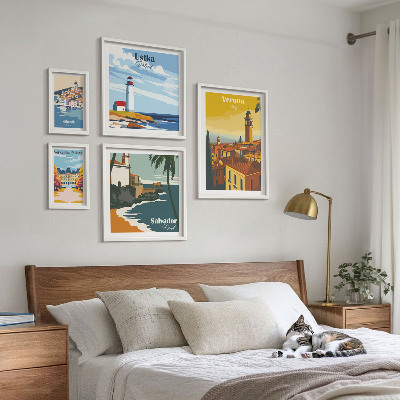 Tableau de décoration murale Paysages urbains avec lanternes