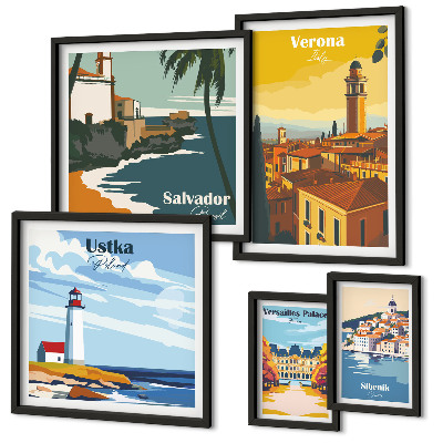 Tableau de décoration murale Paysages urbains avec lanternes