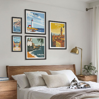 Tableau de décoration murale Paysages urbains avec lanternes