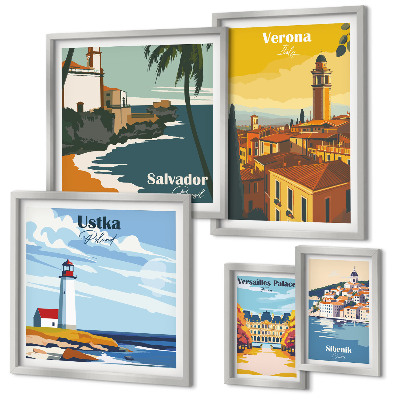 Tableau de décoration murale Paysages urbains avec lanternes