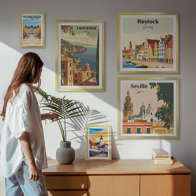 Tableau de décoration murale Paysages des villes européennes