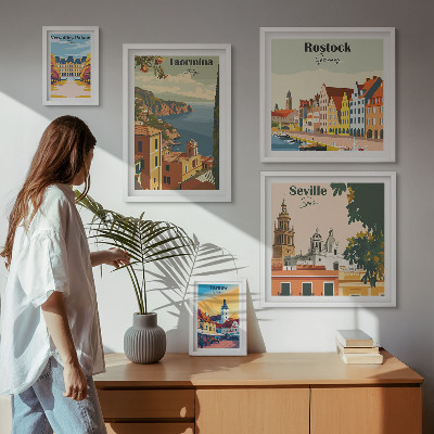 Tableau de décoration murale Paysages des villes européennes